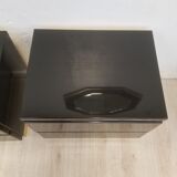 Laquered bedsides Éric Maville