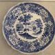 10 assiettes plates bleues Villeroy et Boch modèle Burgenland 1950