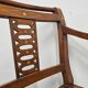 Directoire canapé in walnut with brass inlays, late 18th century.