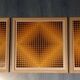 Optical Art Triptych - Victor Vasarely - Frames 30x30cm