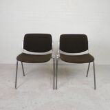 Set of 2 Castelli Dsc Axis 106 chairs by Giancarlo Piretti, 1970s