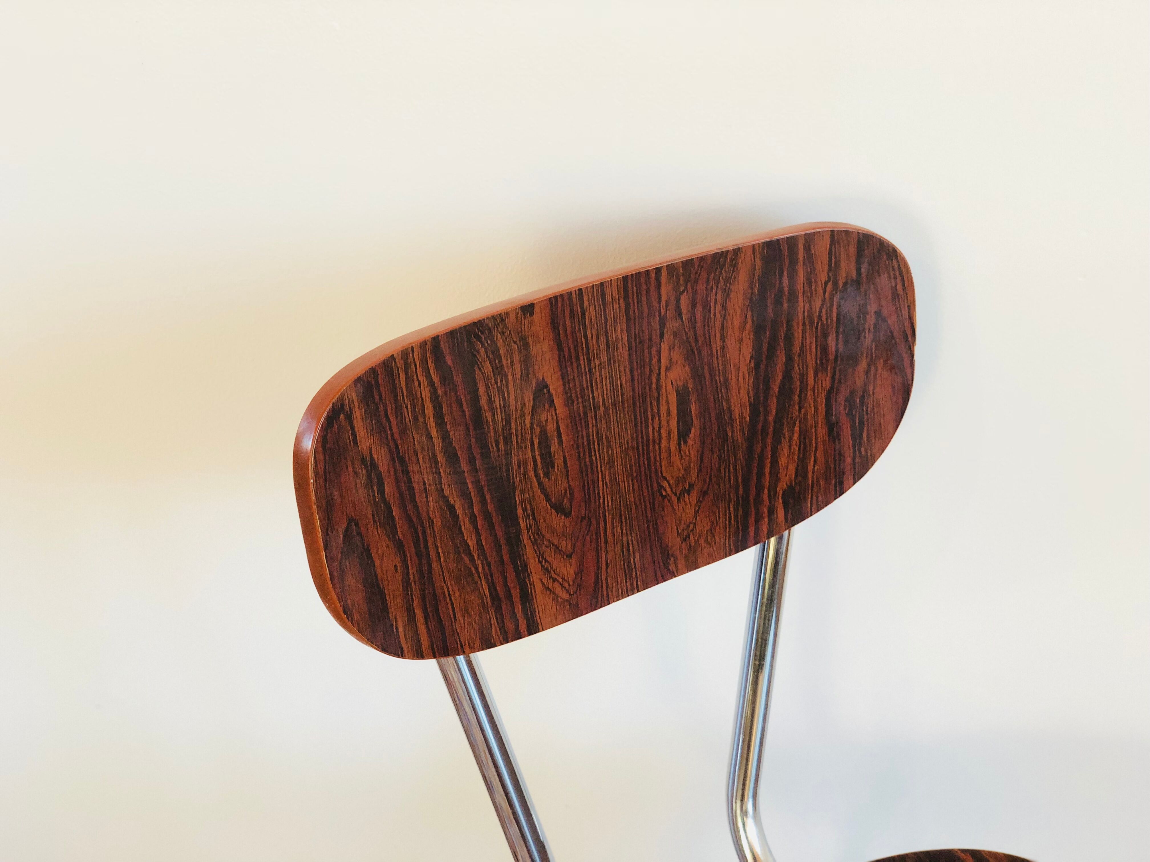 Formica 1960 rosewood Chair