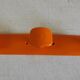 Orange wall coat rack by Syla - 1970s