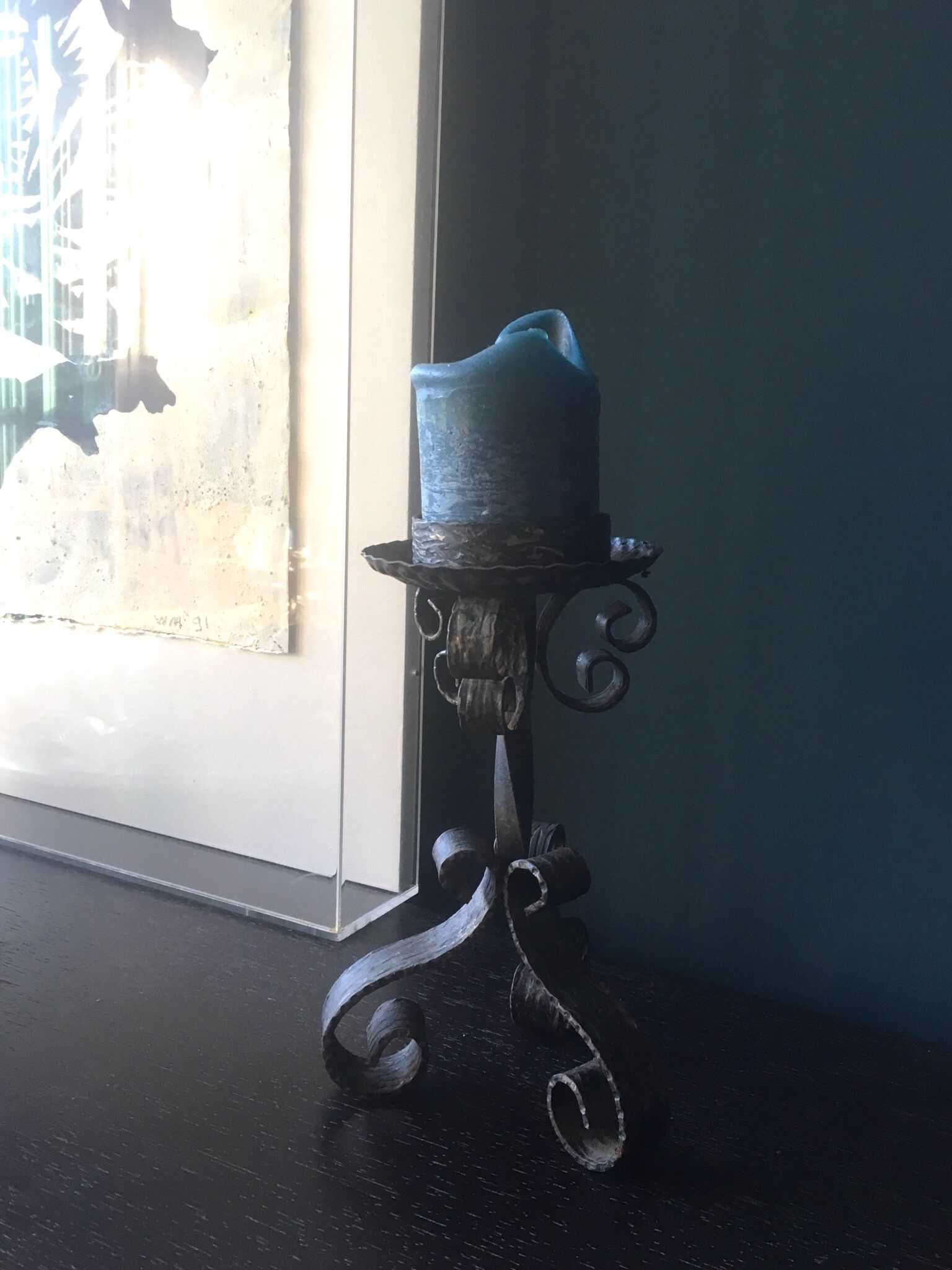 Church cierge wrought iron