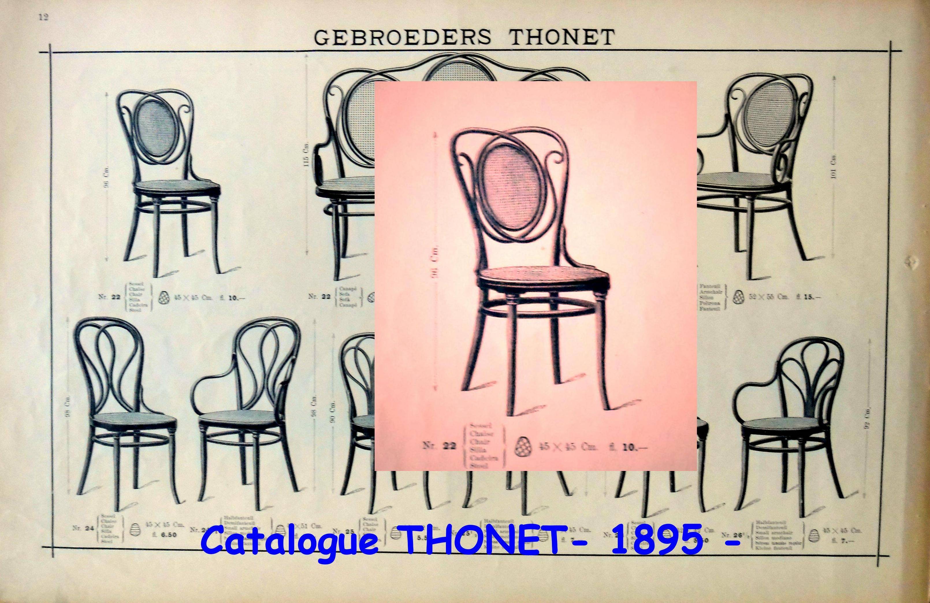 Chaise N°22 par Chevallier à Fiume vers 1890, no Thonet