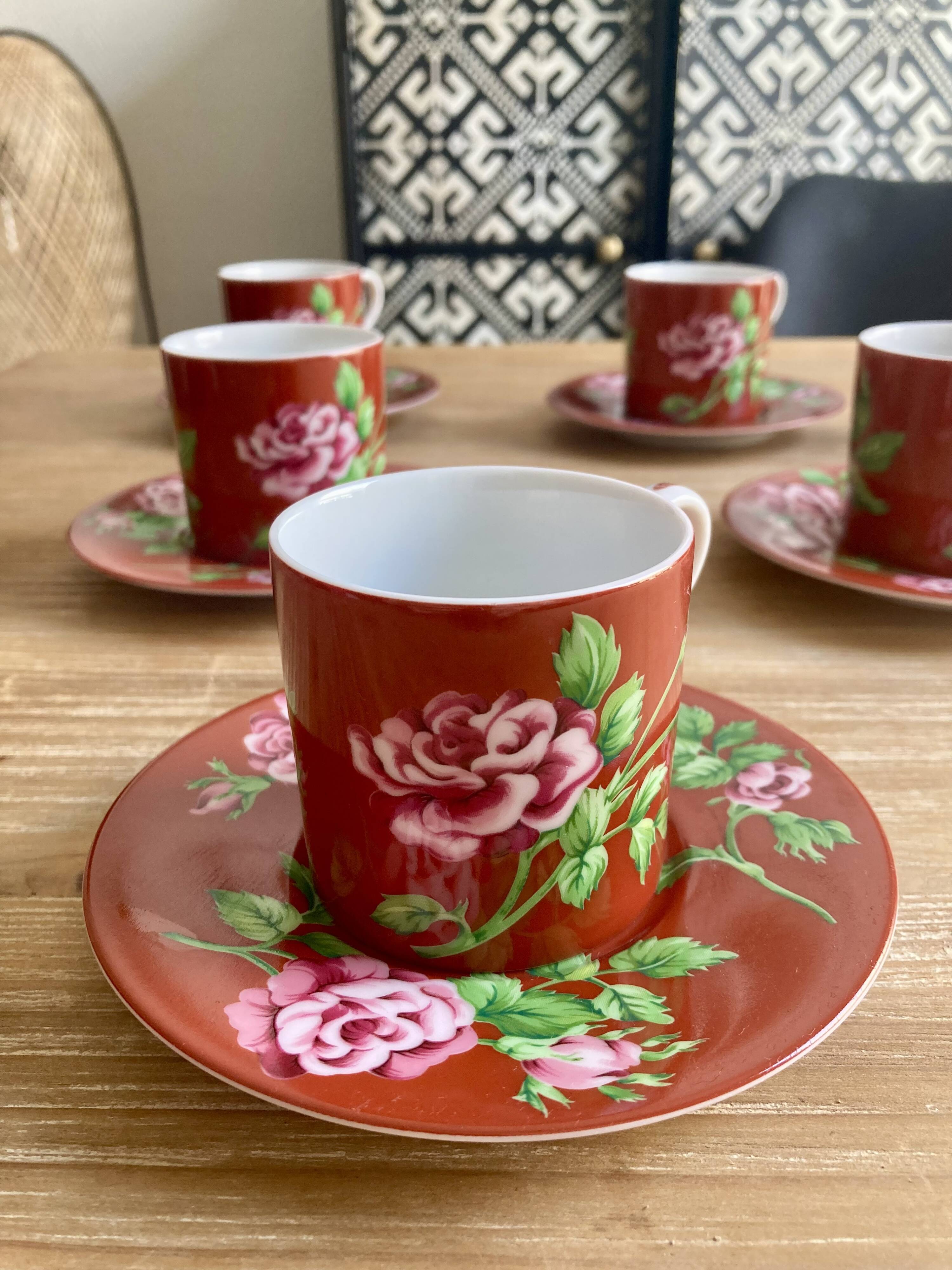 Tiffany & Co. coffee service "Roses" by Sybil Connolly – 12 pieces