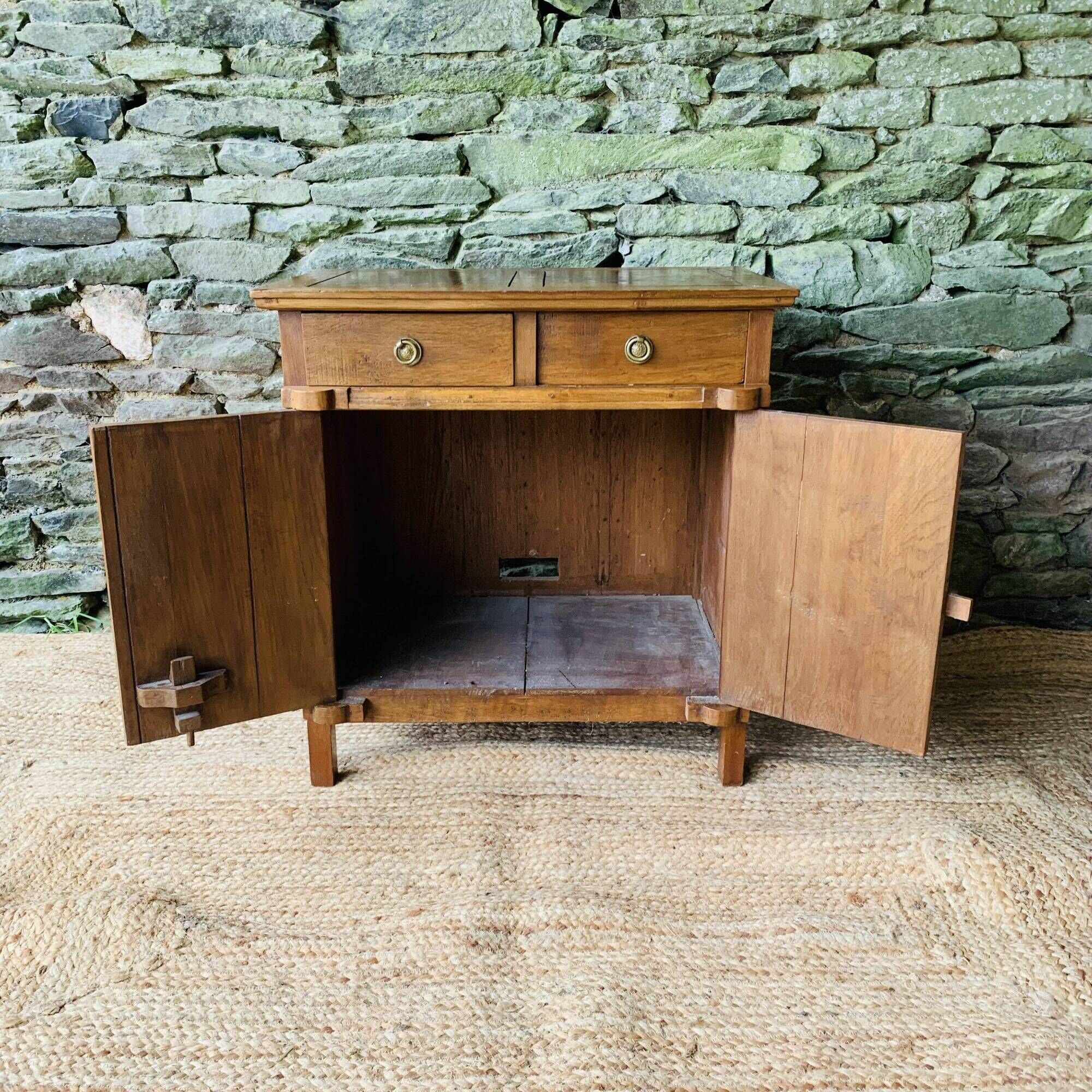 Small rustic vintage piece of furniture