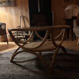 Rattan coffee table