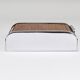 Carl Aubock rolling shutter storage box from the 1930s, cigarette dispenser, walnut, Vienna