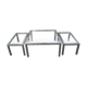 Set of three coffee table, italy, 1970s