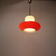 1960s Opaline Glass Pendant Light, Czechoslovakia