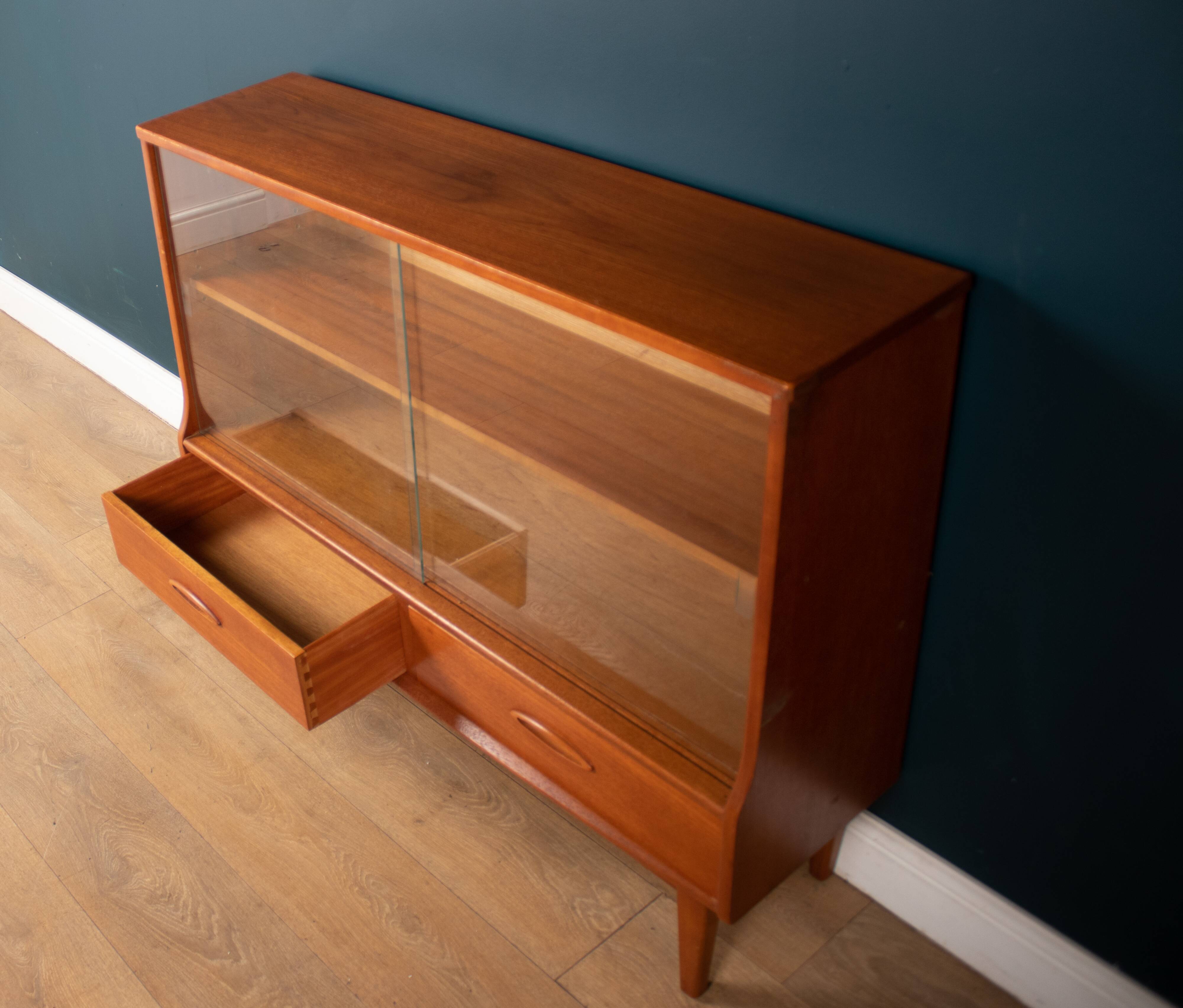 Jentiuque mid century glazed bookcase 1960