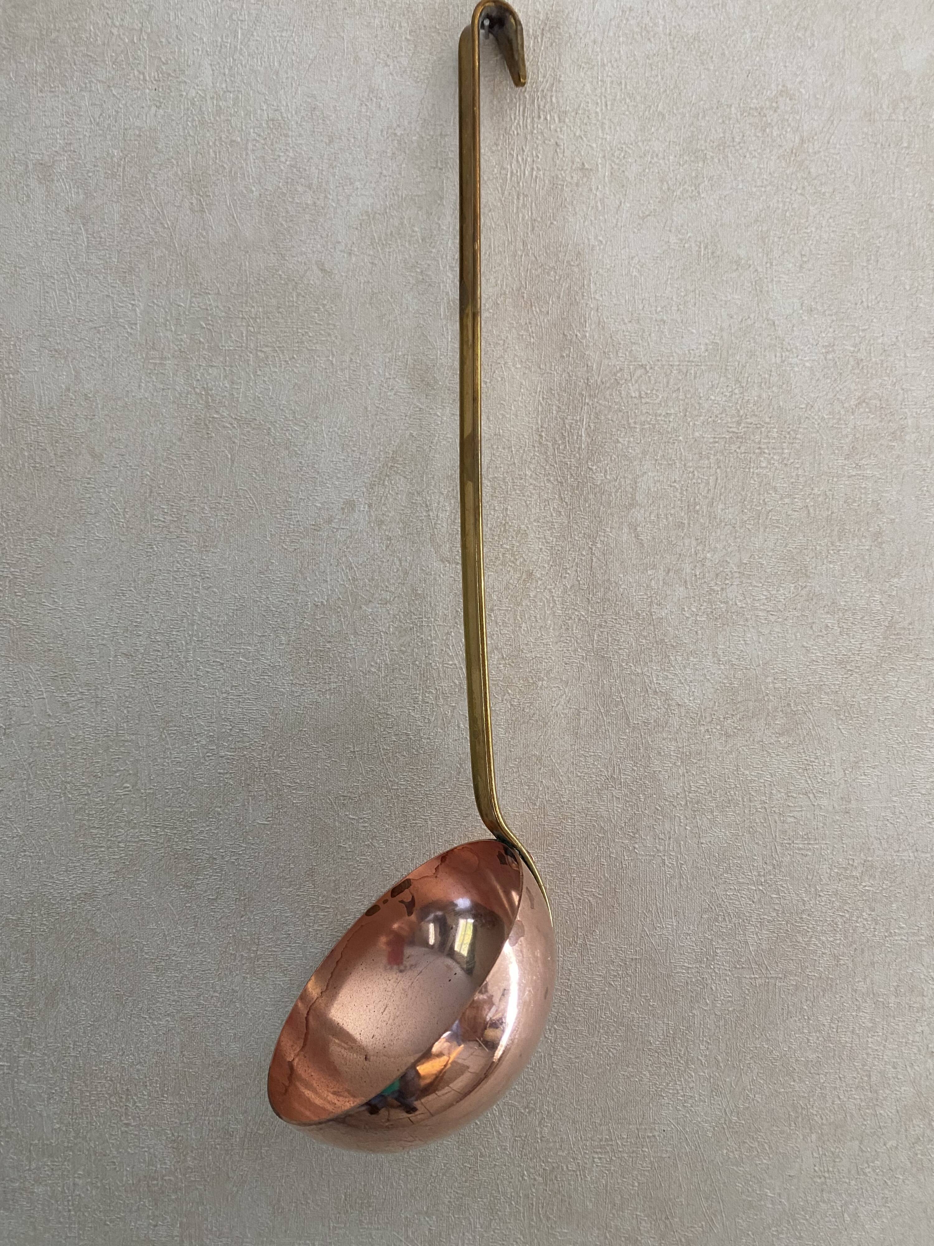 Vintage copper ladle