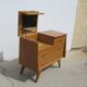 Vintage chest of drawers, oak dressing table, from the 50s-60s