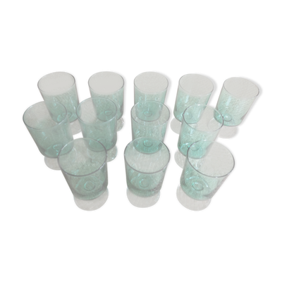 Série de 12 verres à pied