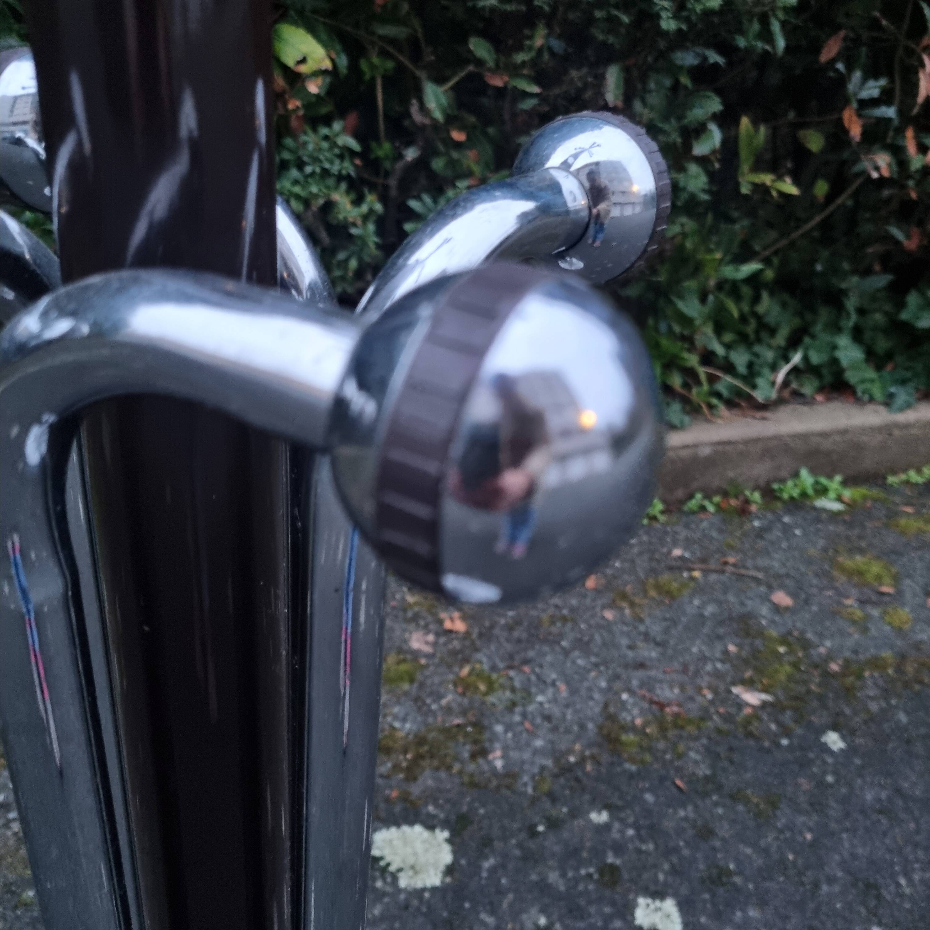 Marble and chrome coat rack with 12 hooks