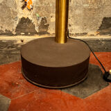 Floor lamp three brass lights by Reggiani 1970s