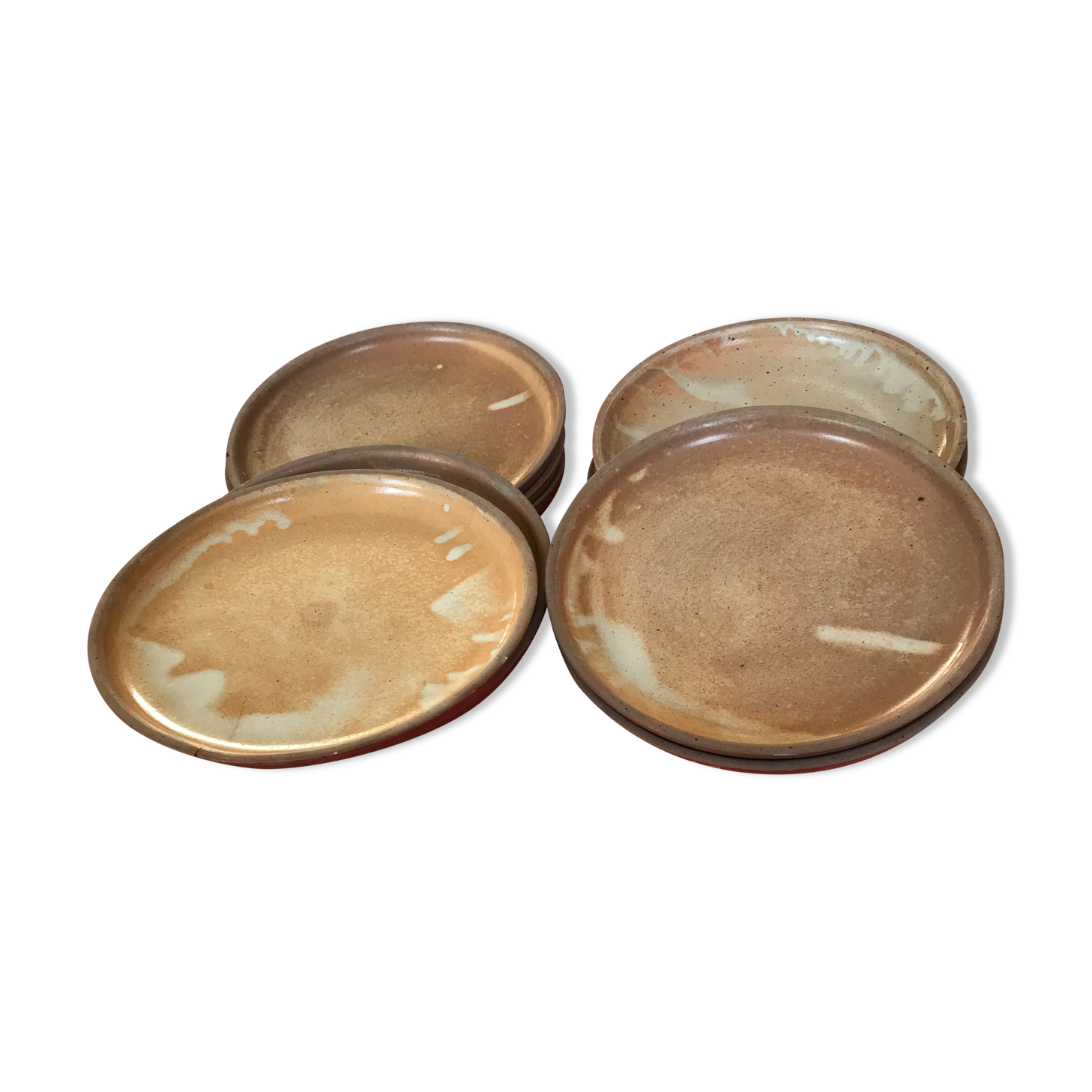 Batch stoneware plates