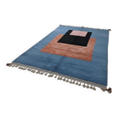 Tapis en laine pure fait main traditionnelle taille 150 x 250 cm