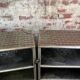 Bar trunk/storage unit in embossed steel 1980