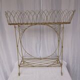 Painted metal planter