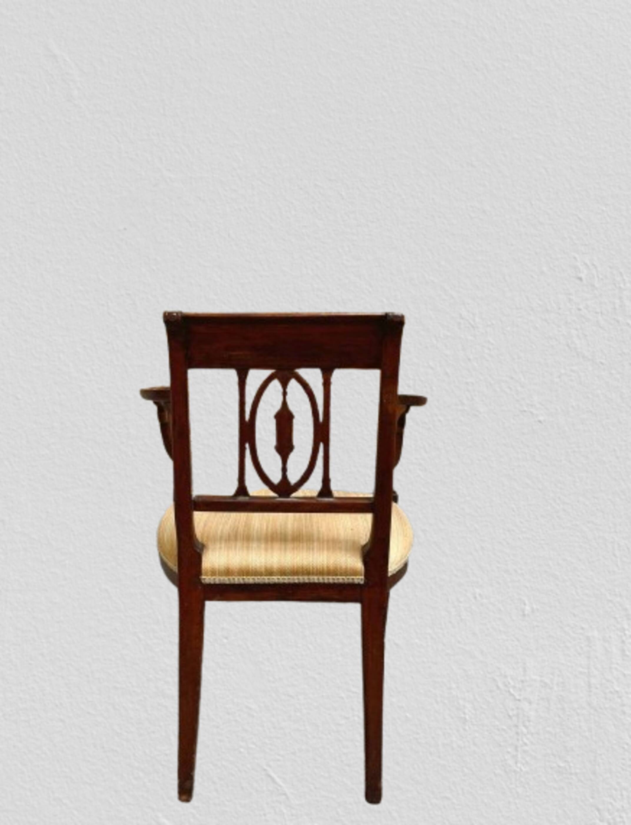 Mahogany office chair