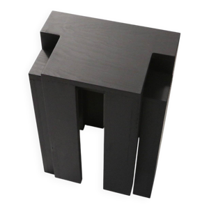 tabouret empilable noir