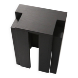 Black Stackable Stool by Bram Vanderbeke, Belgium