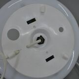 Pair of glass table lamps by Krásno nad Bečvou, 1960s