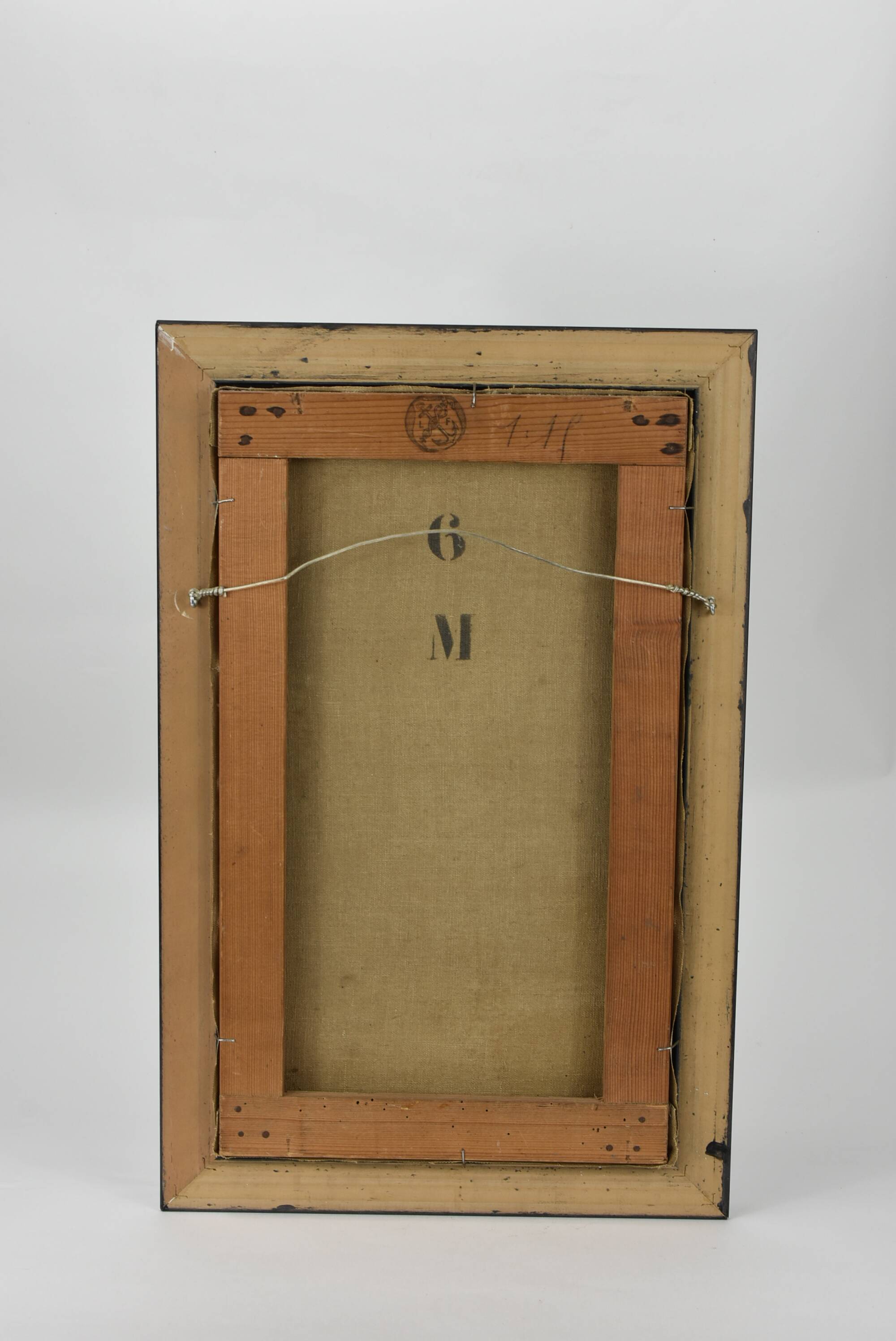 Oil on canvas seascape