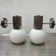 Lot 2 vintage appliques in opaline 1970