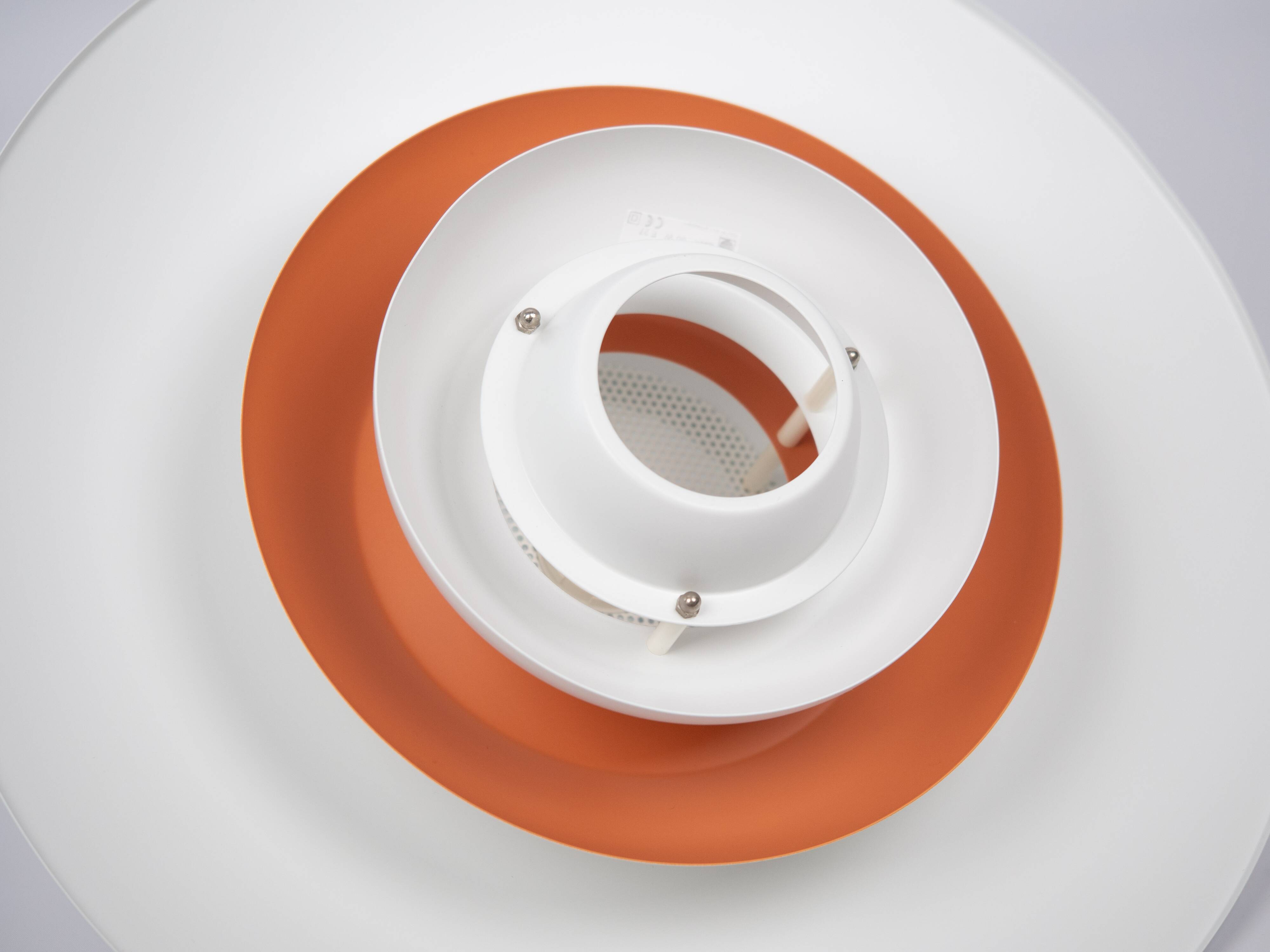 Danish vintage pendant lamp Sofie by Kurt Wiborg, Jeka, 1980s