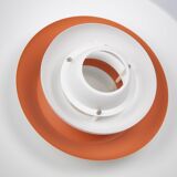 Danish vintage pendant lamp Sofie by Kurt Wiborg, Jeka, 1980s