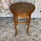 Antique Bedside Table Curved Wood THONET Style + Carved Drawer Wine
