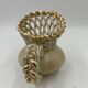Beige vase in the shape of a jug, Art Deco, Thulin pottery.