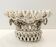 Creamy White Ceramic Fruit Bowl or Centerpiece by Charles de Boissimon