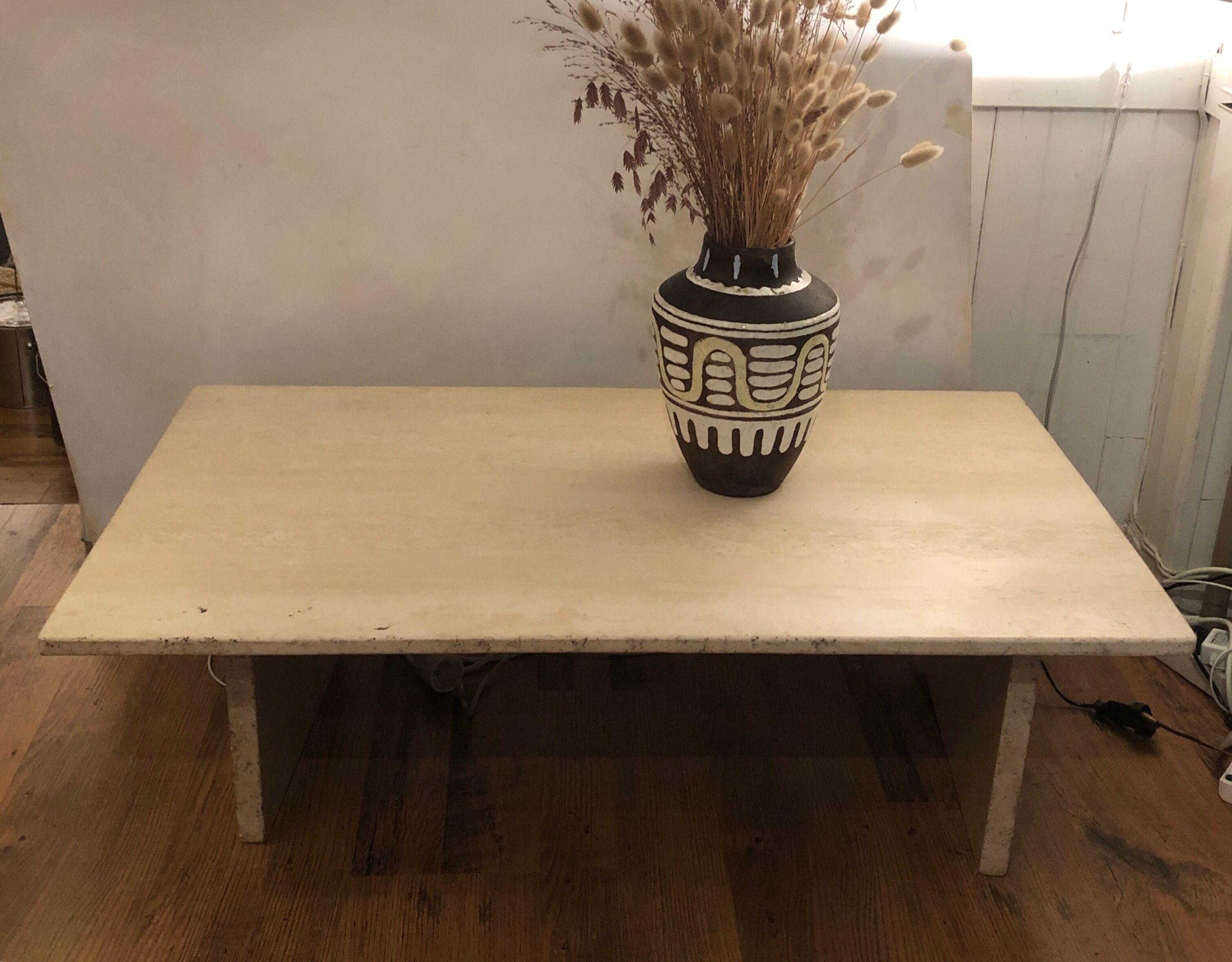 Coffee table travertine