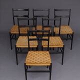 Leggera chairs by Gio Ponti for Figli di Amedeo, Cassina. 1950