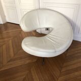 Roche Bobois Cloud Armchair White Leather