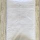 Vintage tablecloth with hand-embroidered initials "yf" - cotton satin - 160x160cm