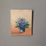 Acrylic on canvas still life bohemian countryside decoration small format