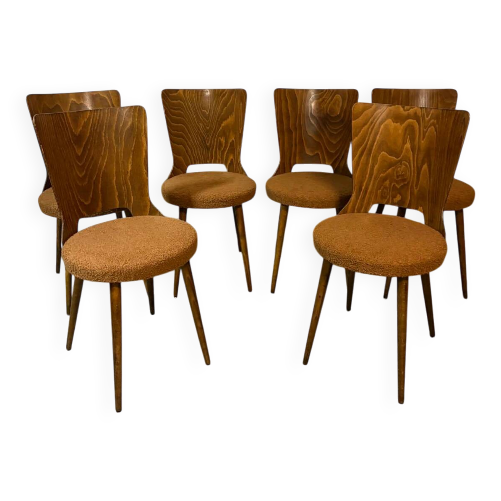 Set of 6 Baumann bistro chairs