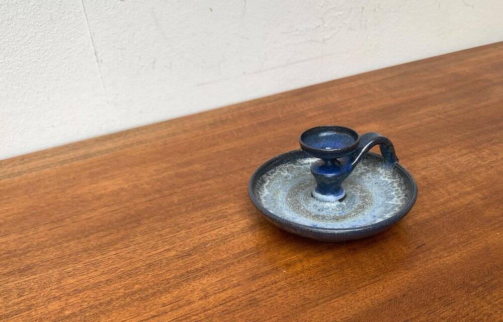 Mid-Century German Studio Pottery Candleholder by Meike Falck Nicolaisen, 1960s