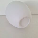 White porcelain egg vase