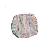 Handmade bohemian Berber pouf 60 X 60 X 25 CM