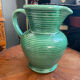 Portugal ceramic green pitcher
