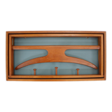 1960s Adam Hoff & Poul Østergaard teak coat hanger