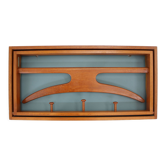 1960s Adam Hoff & Poul Østergaard teak coat hanger