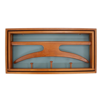 1960s Adam Hoff & Poul Østergaard teak coat hanger