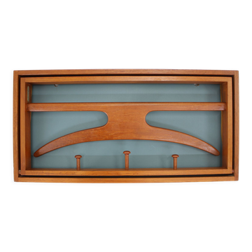 Portemanteau Adam Hoff & Poul Østergaard en teck des années 1960